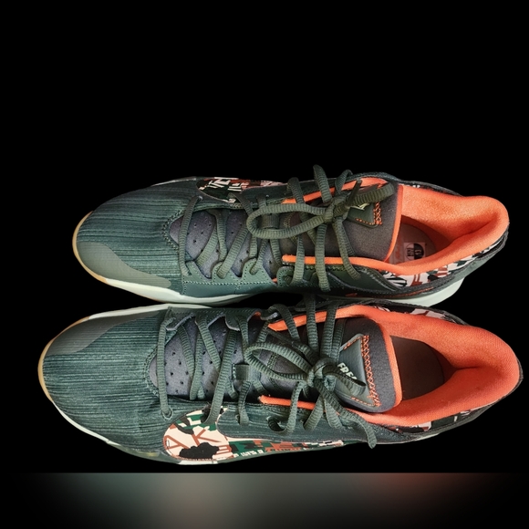 Nike Zoom Freak 2 Ashiko Basketball Shoes Sneakers Green Orange Greek Freak 13 - Picture 2 of 9